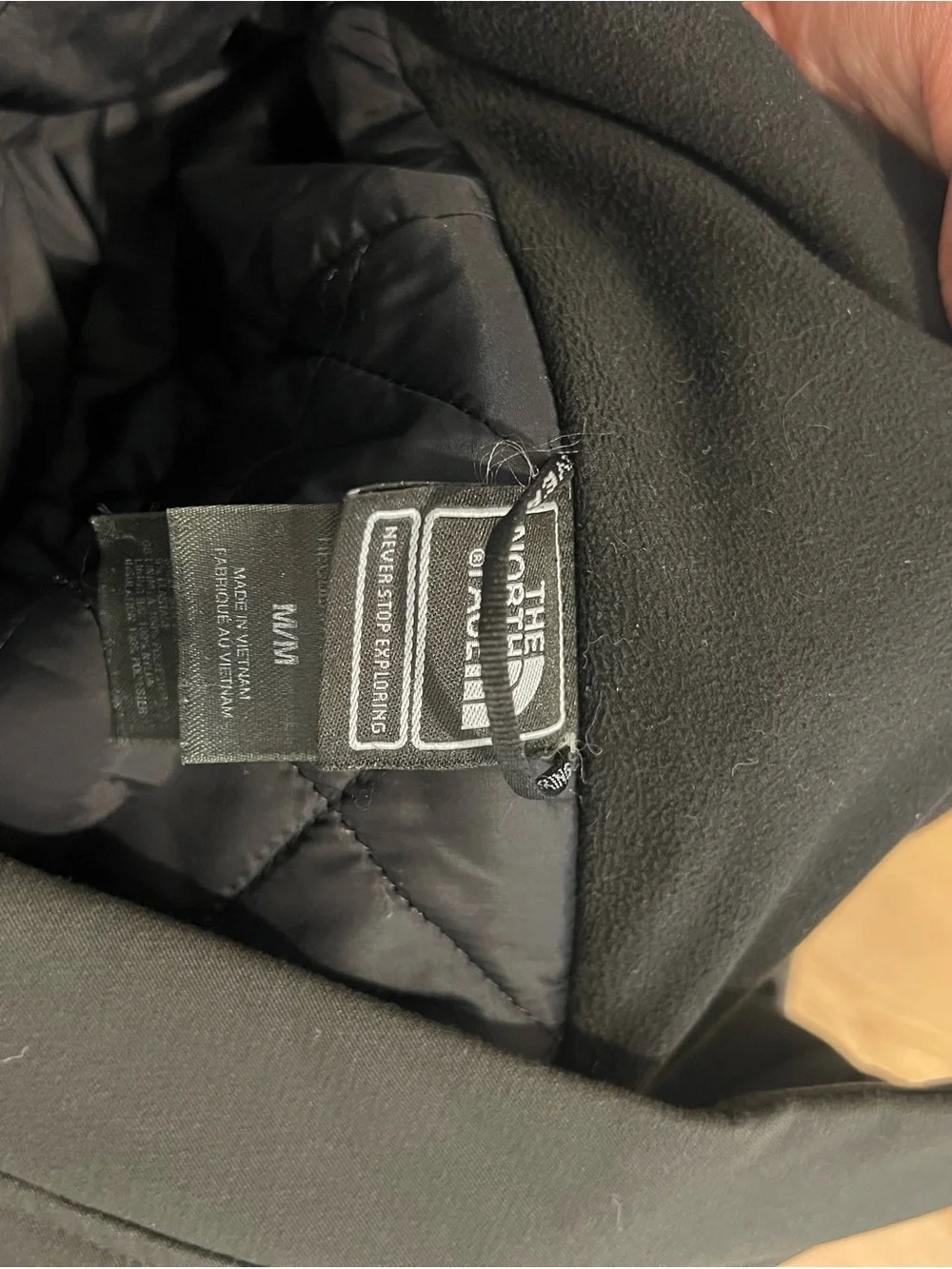 The North Face Men’s Black Hooded Softshell Coat